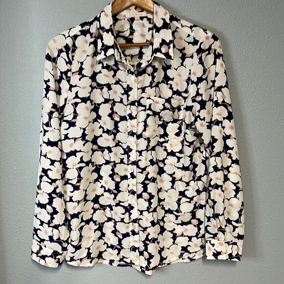 SKIES ARE BLUE Floral Button Down Blouse - Picture 2 of 12
